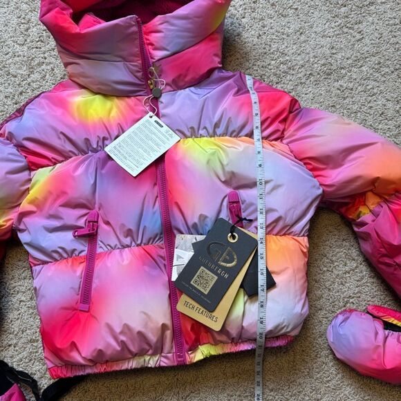 Goldbergh Lumina Ski Jacket NWT US 6 Brand New Puffer Coat Pink Purple - Picture 7 of 10